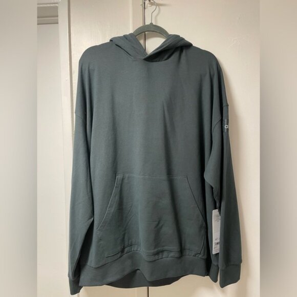 NWT ALO Dark Green/Teal Hoodie - Picture 1 of 6